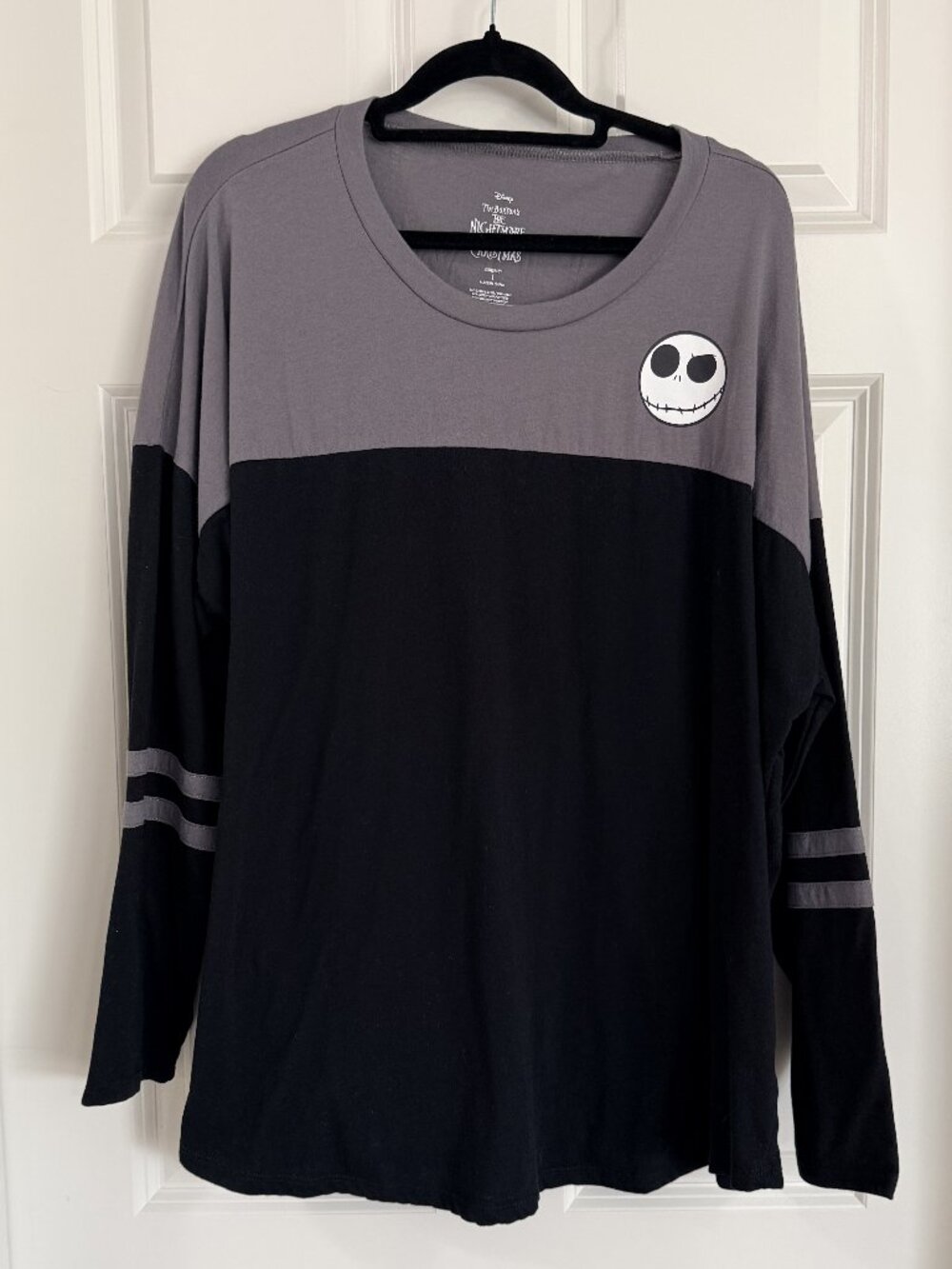 Torrid Halloween Town Jersey Long Sleeved T-Shirt - Size 1X